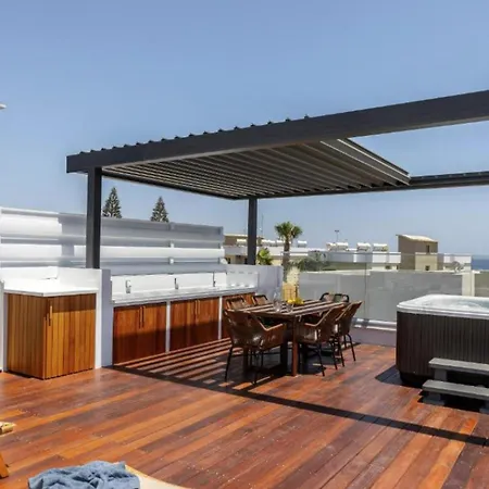 Magnificent Chelsea 3 Bedrooms Private Outdoor Pool And Hot Tub Furnished Sun Terrace Shaded Furnished Terrace Bbq, Protaras